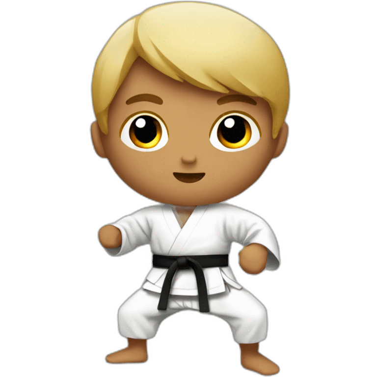 Karate niño emoji