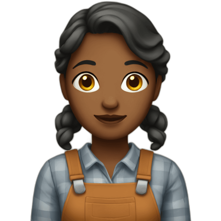 Farm woman emoji