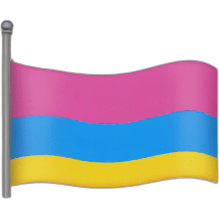 Pansexual pride flag emoji