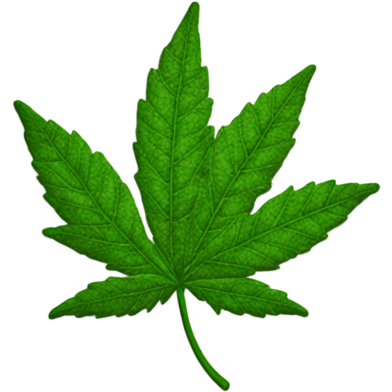 Weed leaf emoji