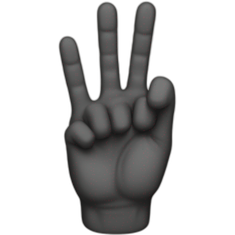 Rock fingers emoji