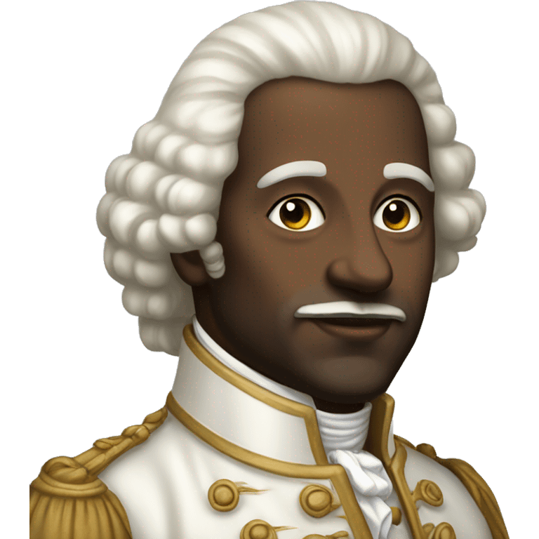 white aristocrat XVIII century emoji