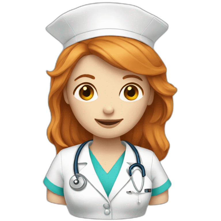 nurse ginger emoji