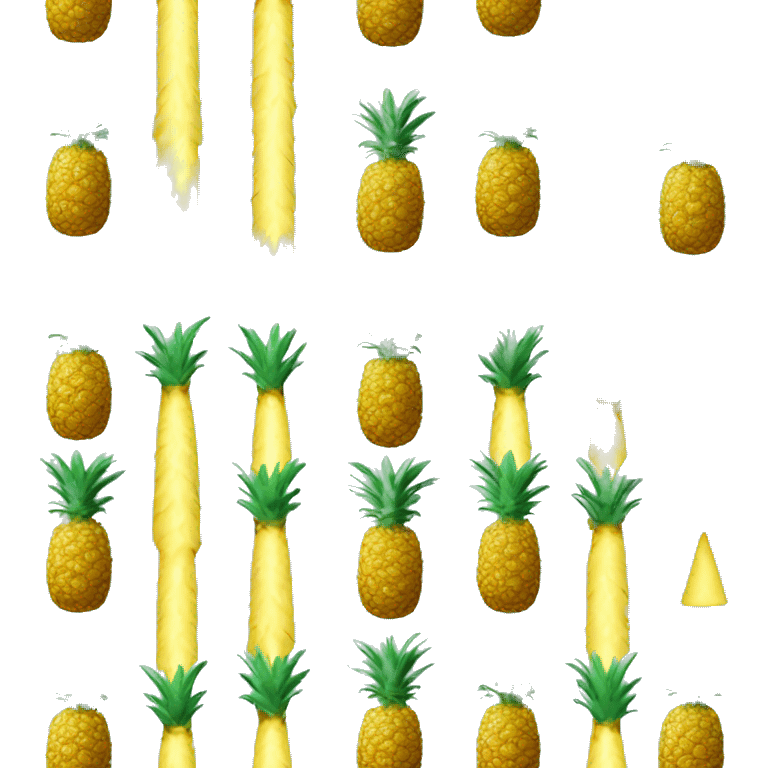 a pineapple rocket emoji