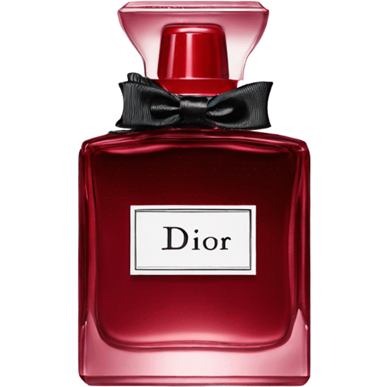 Dark red Dior parfum  emoji