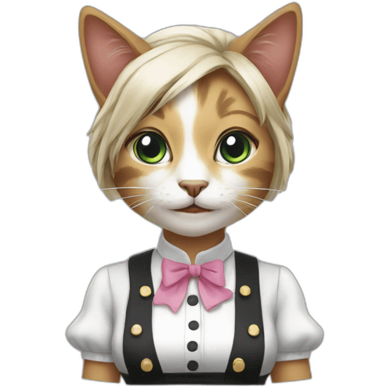 Cat maid emoji