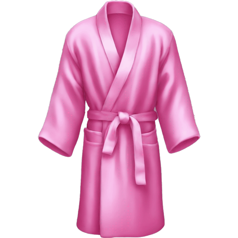 pink satin robe  emoji