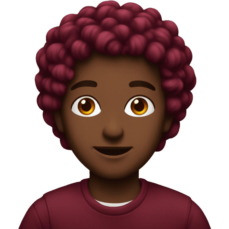 Burgundy aesthetic emoji emoji