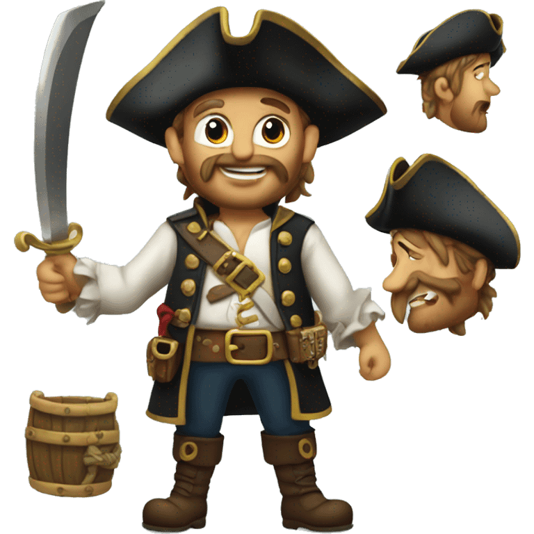 Pirate kapten emoji