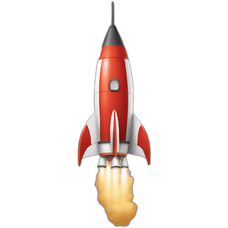 A rocket over Arabic house emoji