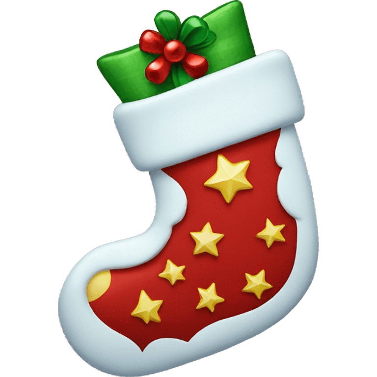 Christmas stocking emoji