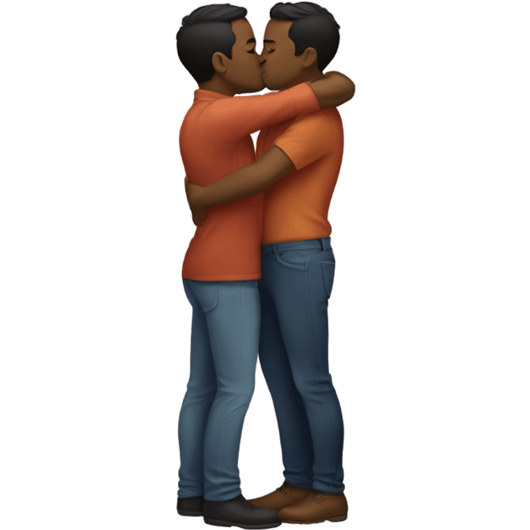 Gay people kissing emoji