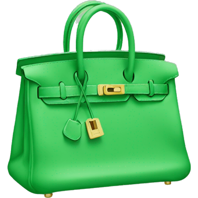 light green hermes birkin bag emoji