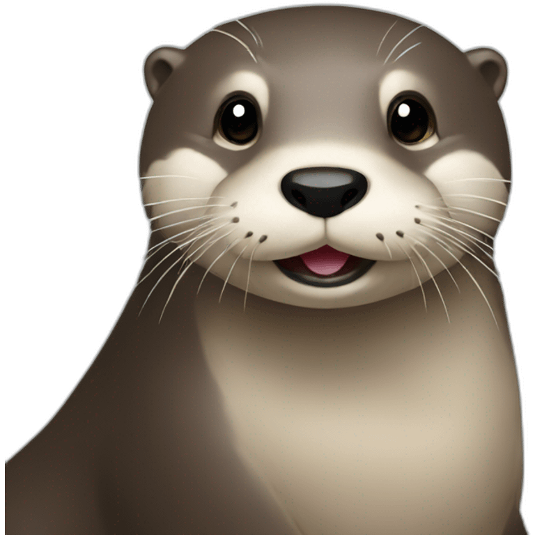 otter with picaxe emoji