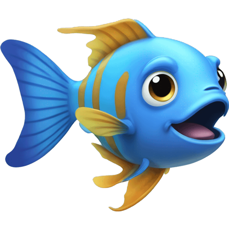 Fish in an aquarium  emoji