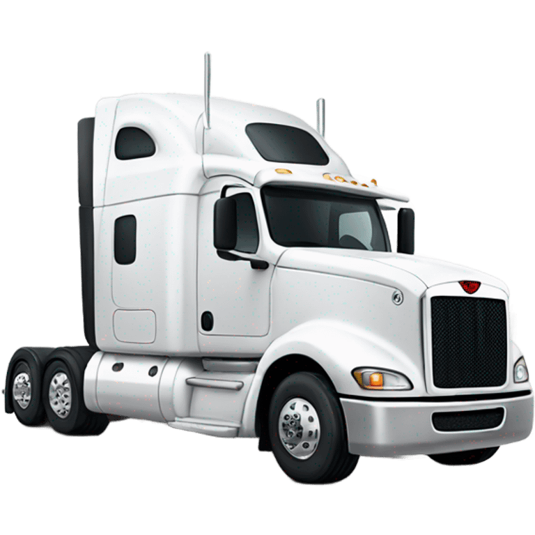 White peterbilt 387 emoji