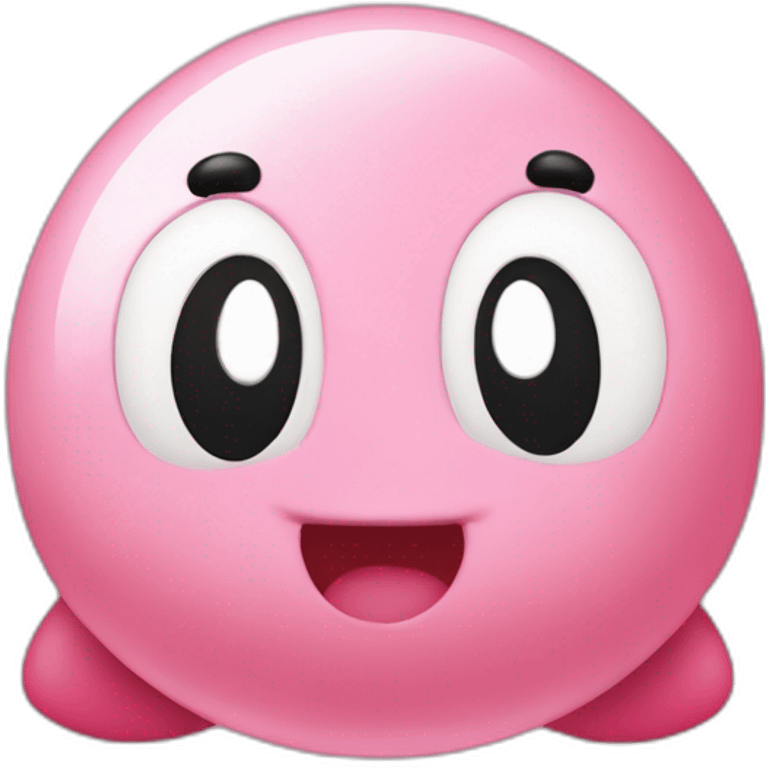 kirby qui fait un coeur emoji