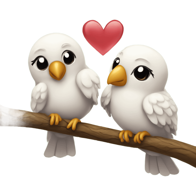 love birds emoji