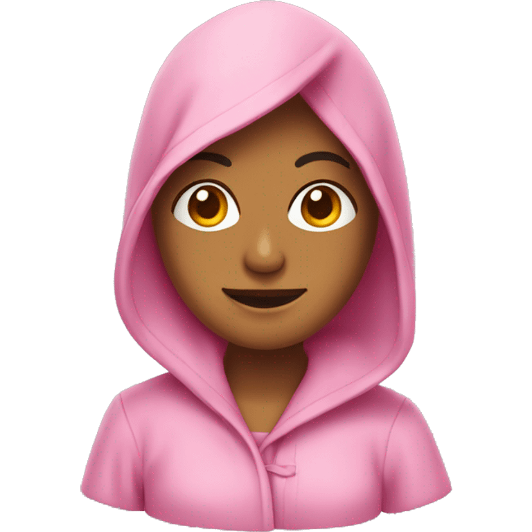 Bademantel rosa  emoji