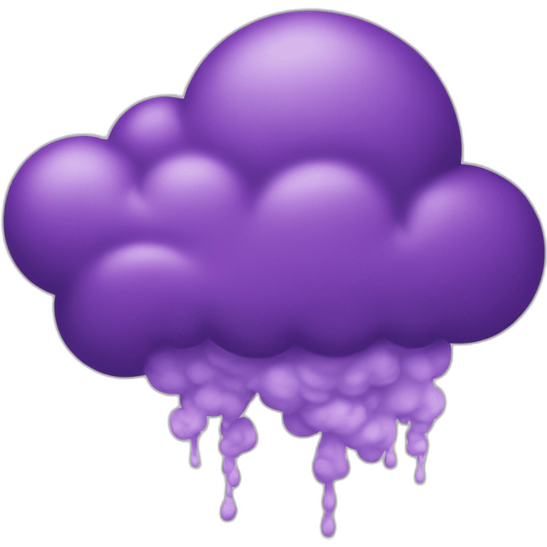 purple cloud emoji