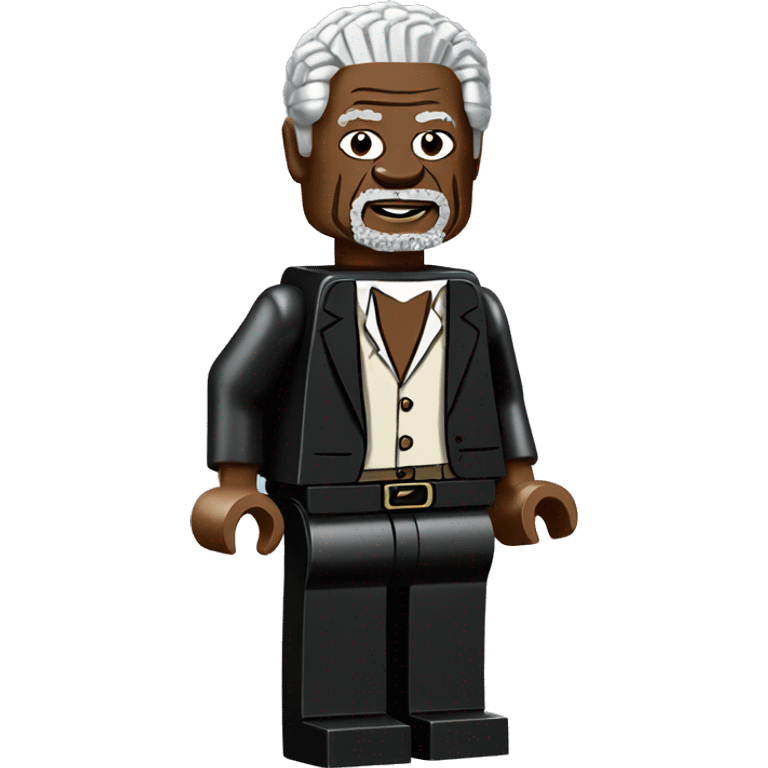 MORGAN FREEMAN lego full body emoji