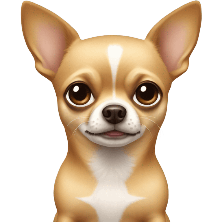 Two chihuahuas one brown one blond emoji