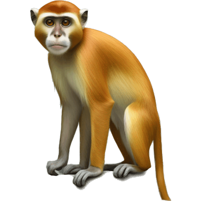 patas monkey full body emoji