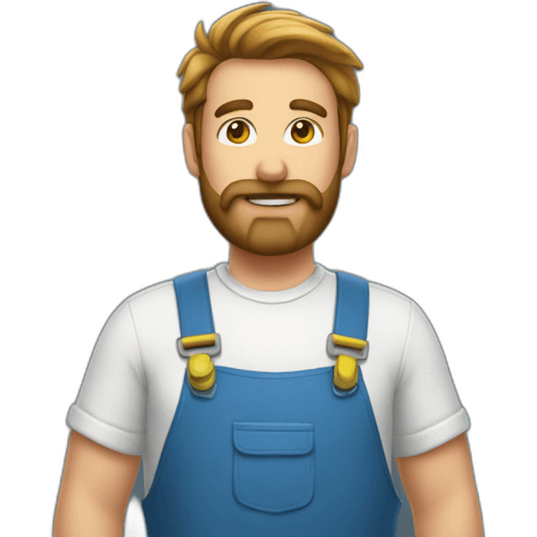 Plumber beard emoji