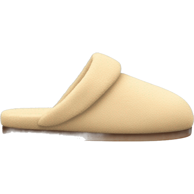 beige house slippers emoji