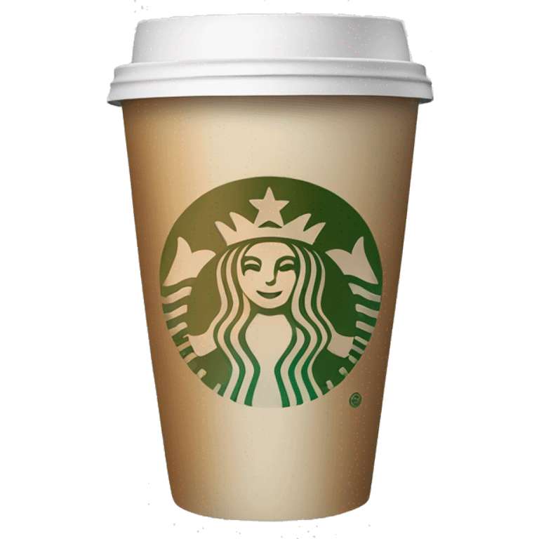 Starbucks coffee cup emoji