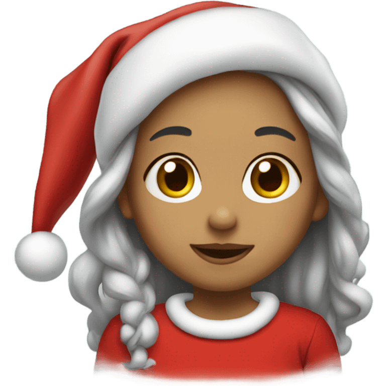 Santa’s granddaughter  emoji