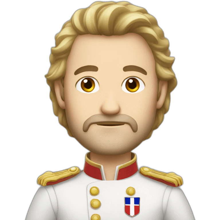 white and modern french patriot emoji