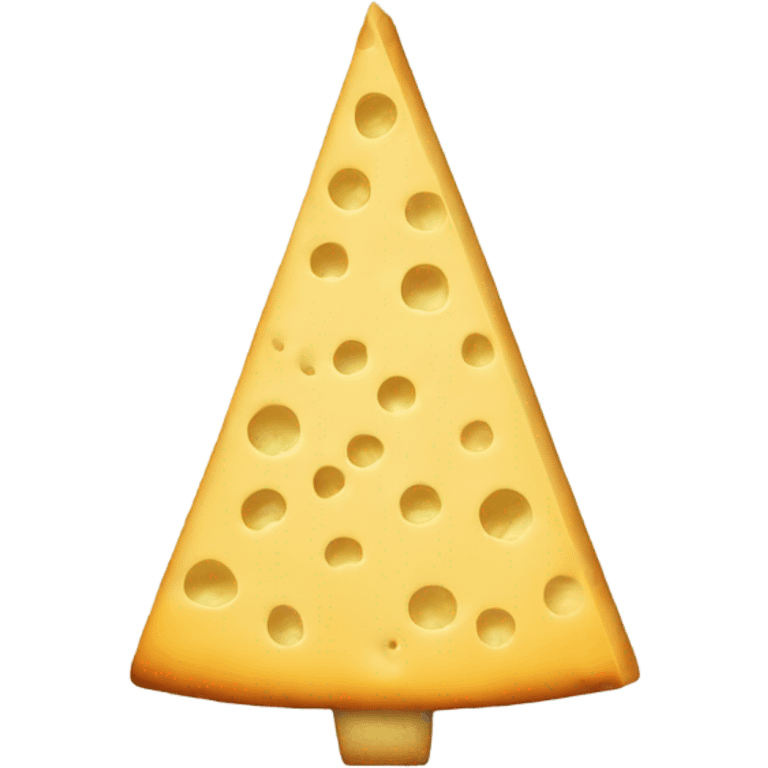 Cheese Christmas tree emoji