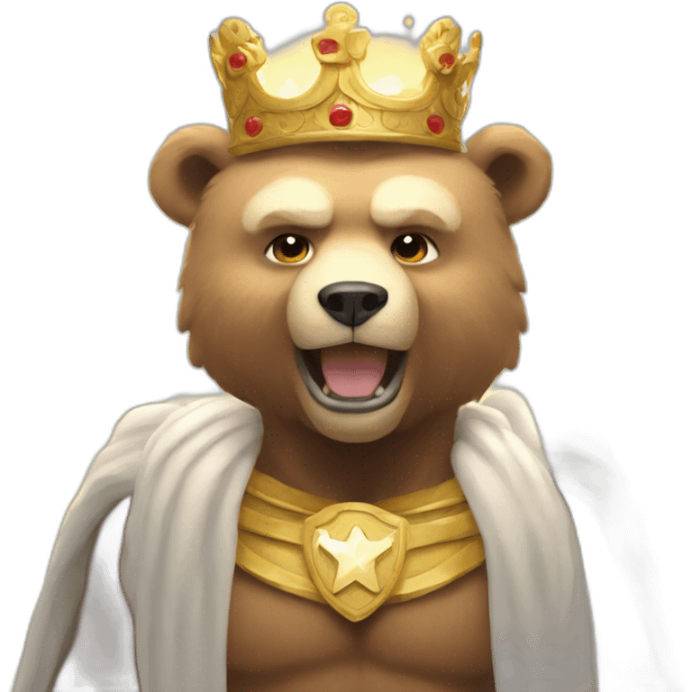 Heavenly bear of power emoji