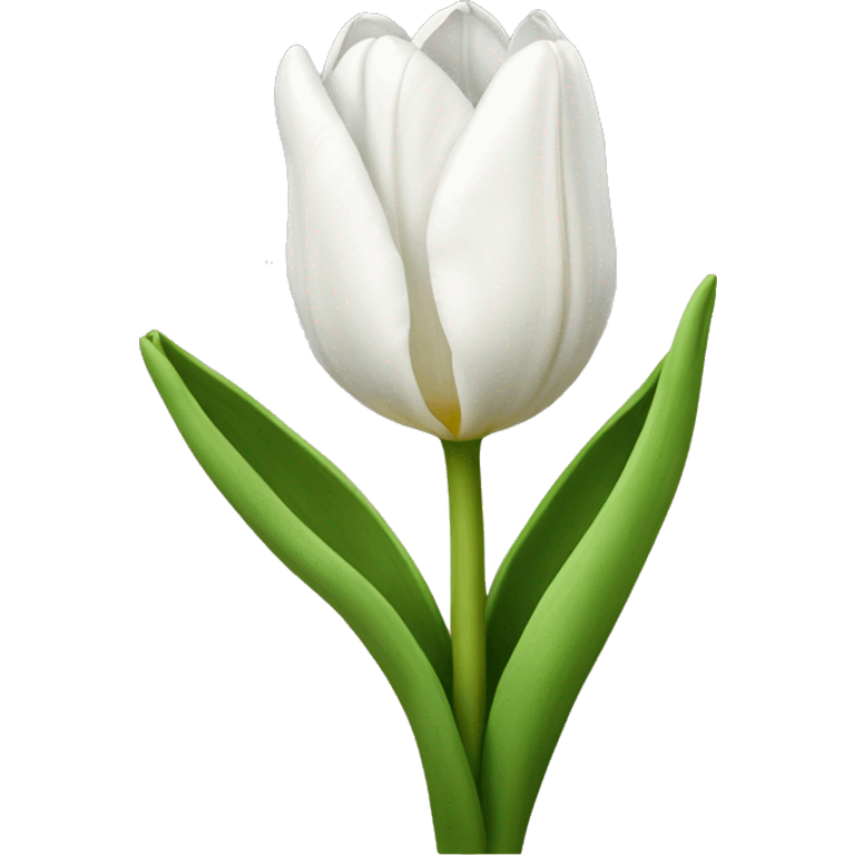 White tulip emoji