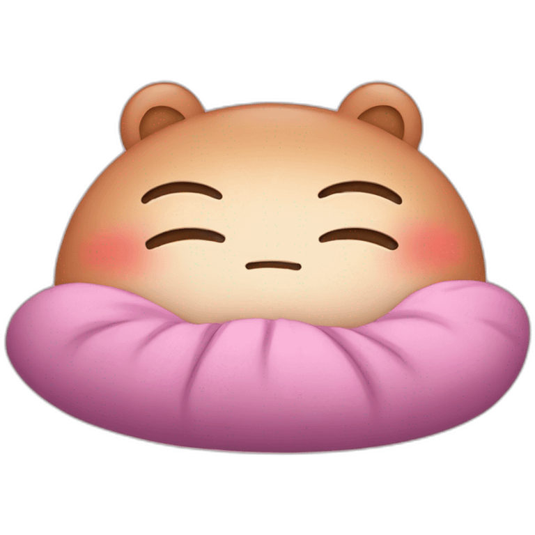 Cute sleepy heart  emoji