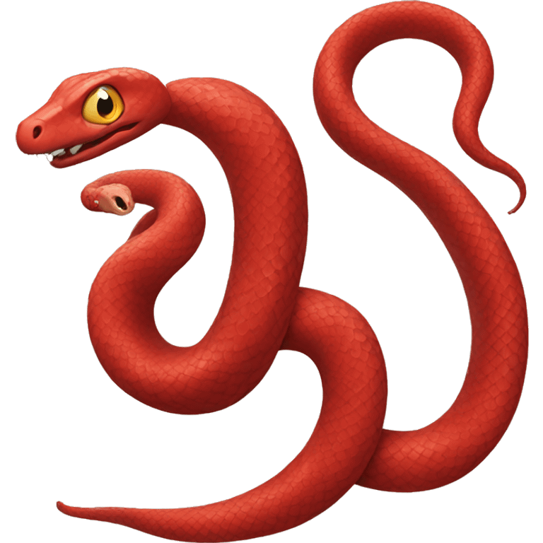 red snake emoji