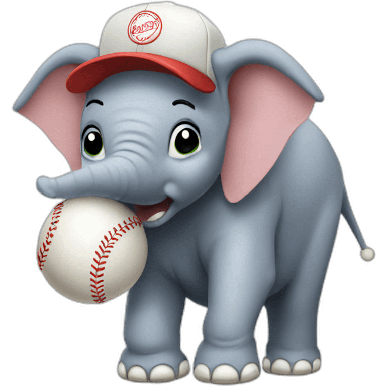 baseball elephant emoji