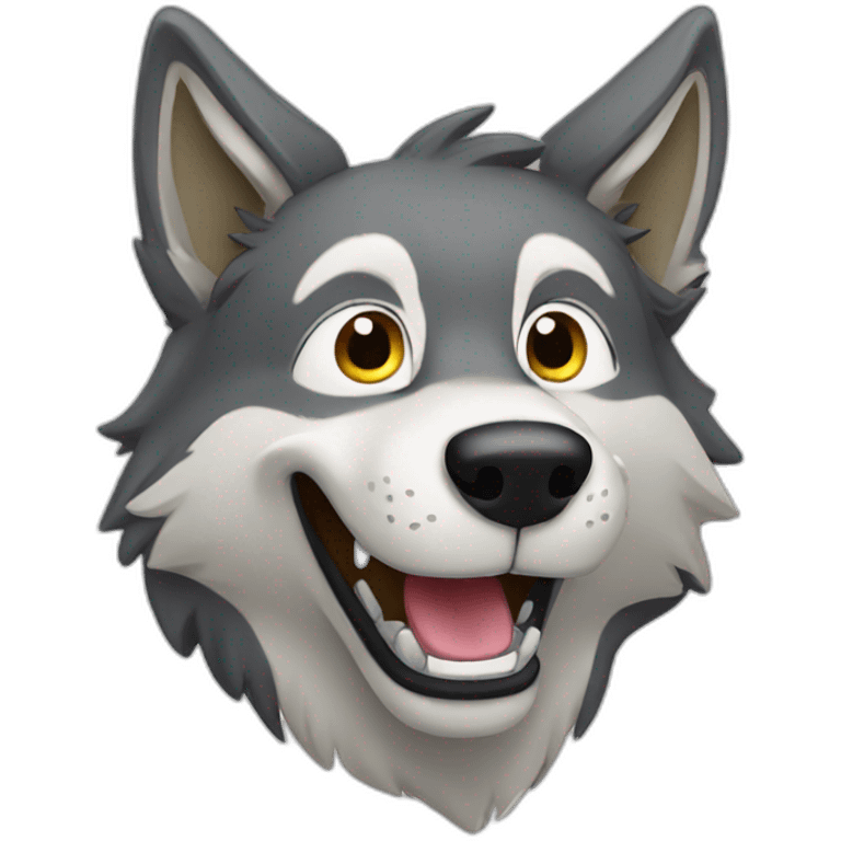 smiling wolf emoji