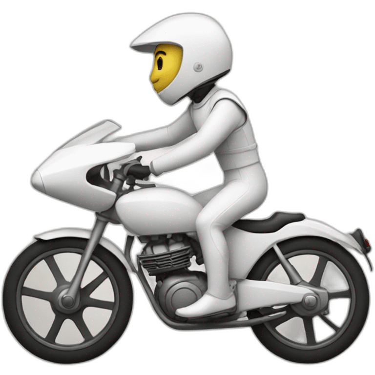 fencer on bike  emoji