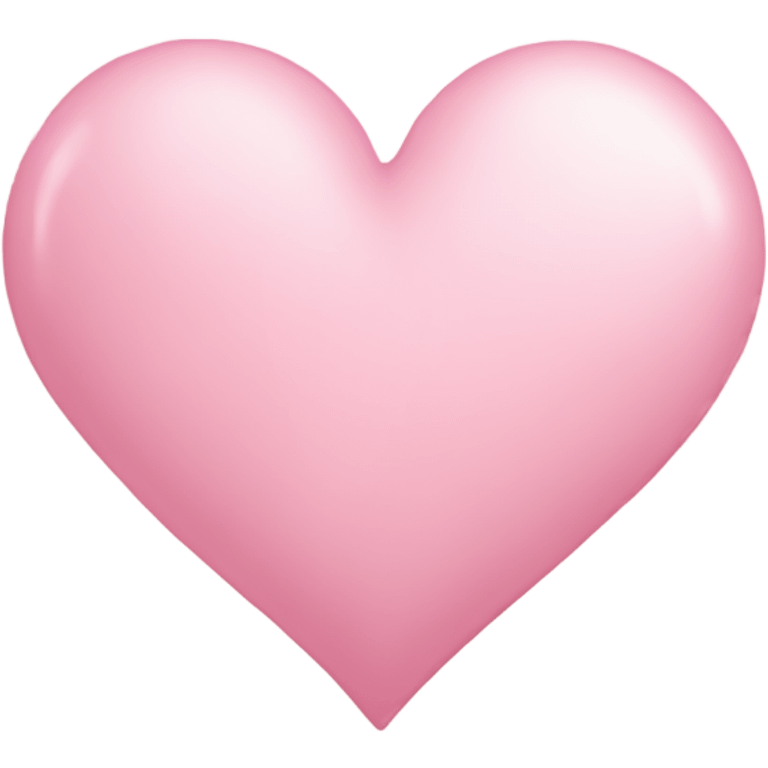 light pink heart emoji