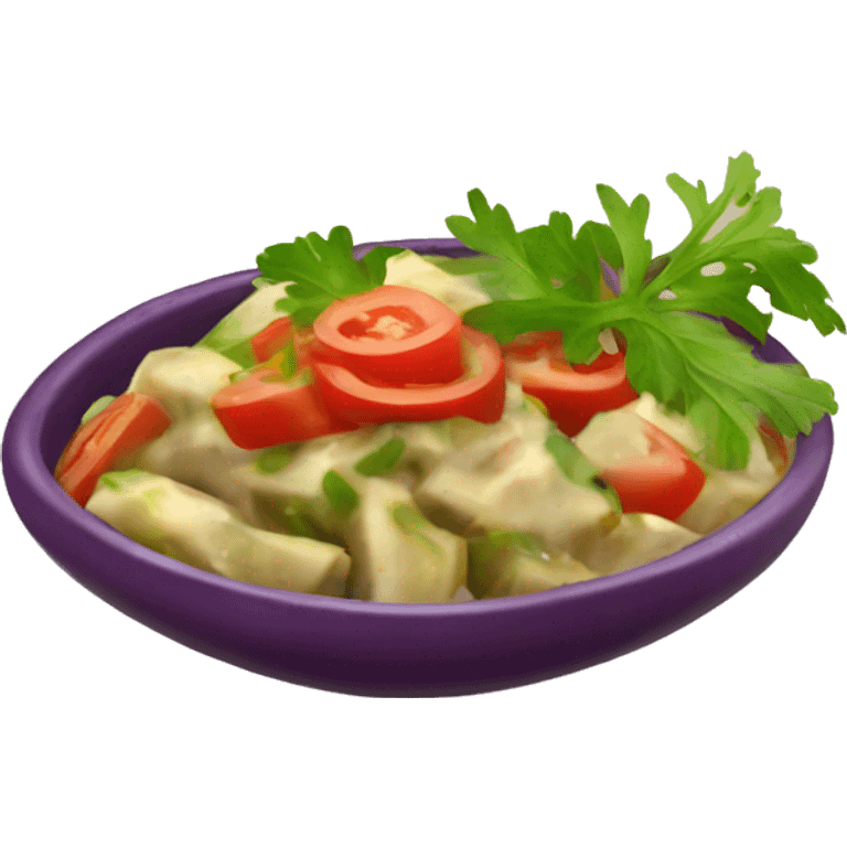 Eggplant salad Romanian style  emoji