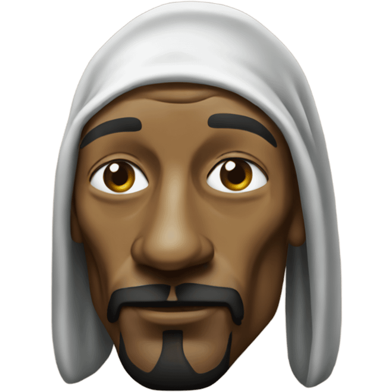 Snoop dogg with a blunt emoji