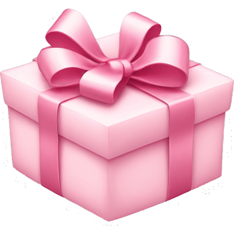 Light pink gift with bow  emoji