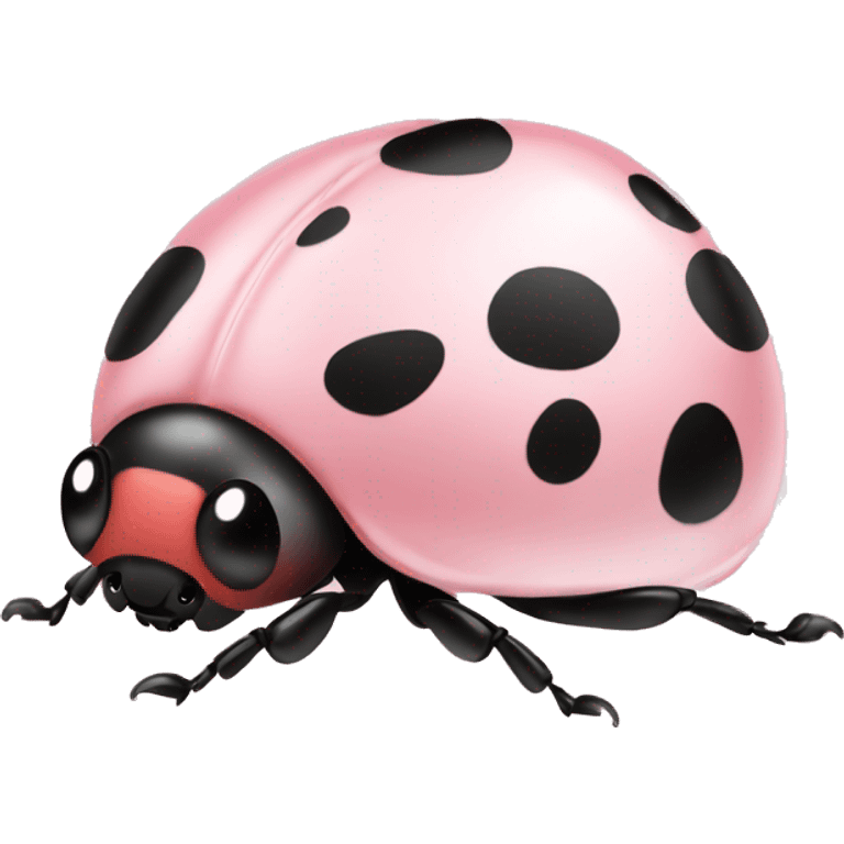 light pink ladybug emoji