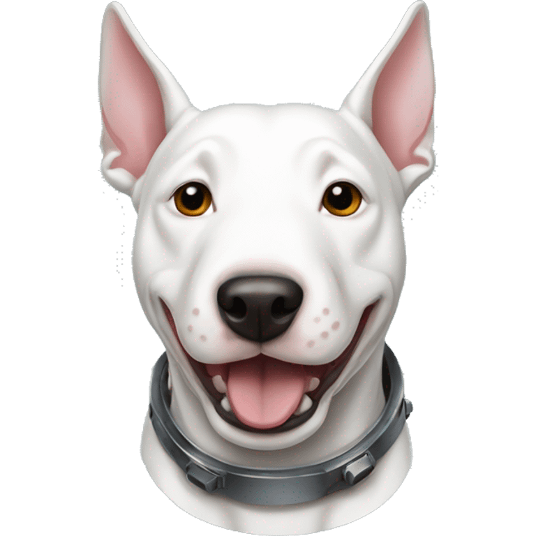 Robot bull terrier emoji