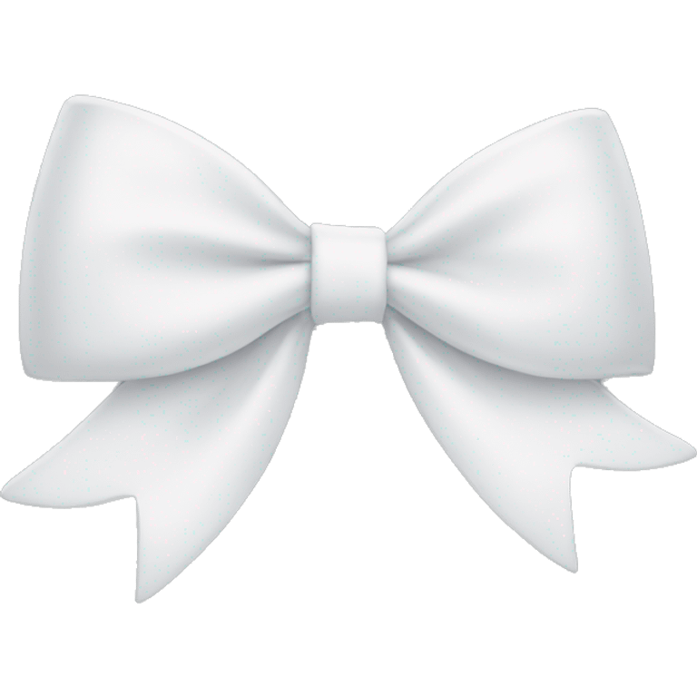 White bow emoji