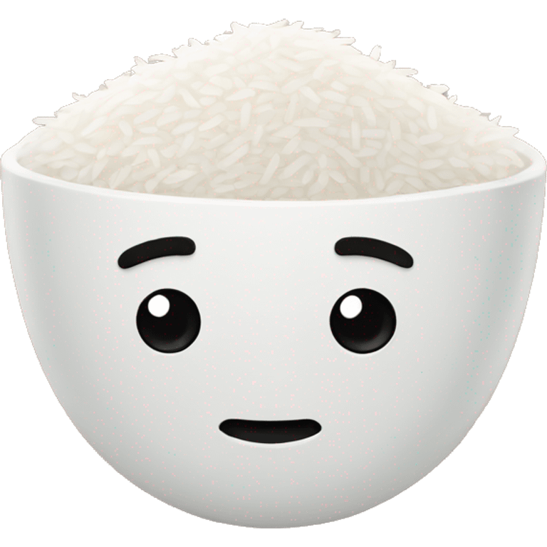 Rice on weight emoji