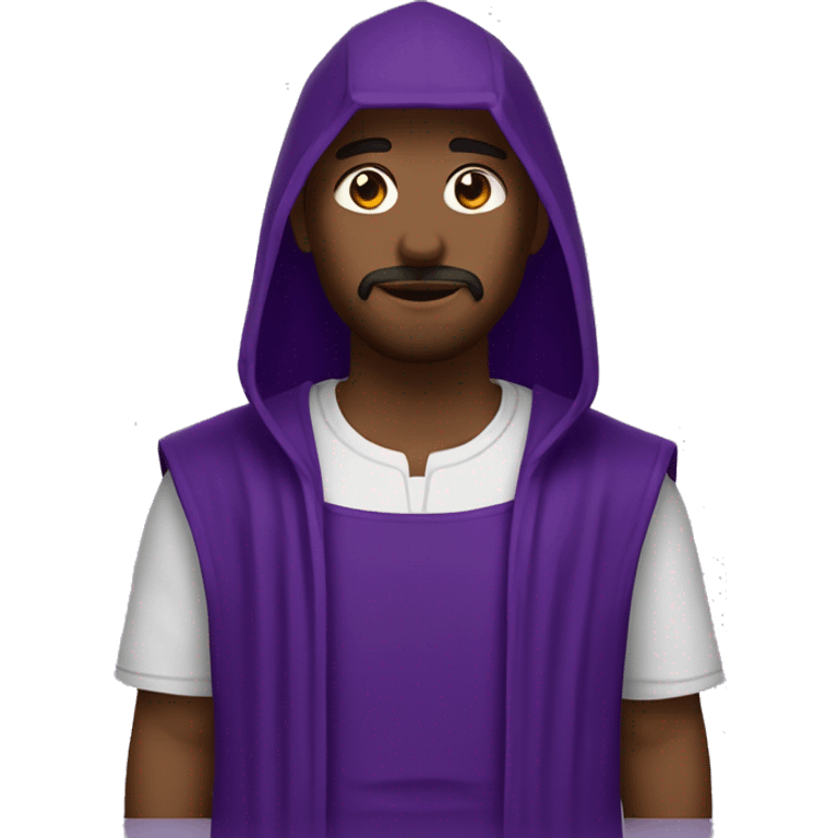 Nazareno capirote morado emoji