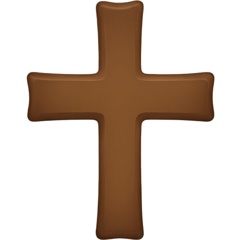 brown cross emoji